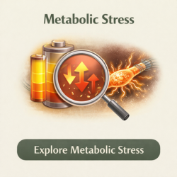 icon showing metabolic stress and energy imbalance affecting nerve signaling