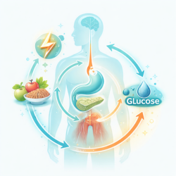 Metabolic support diagram showing energy flow and nerve function