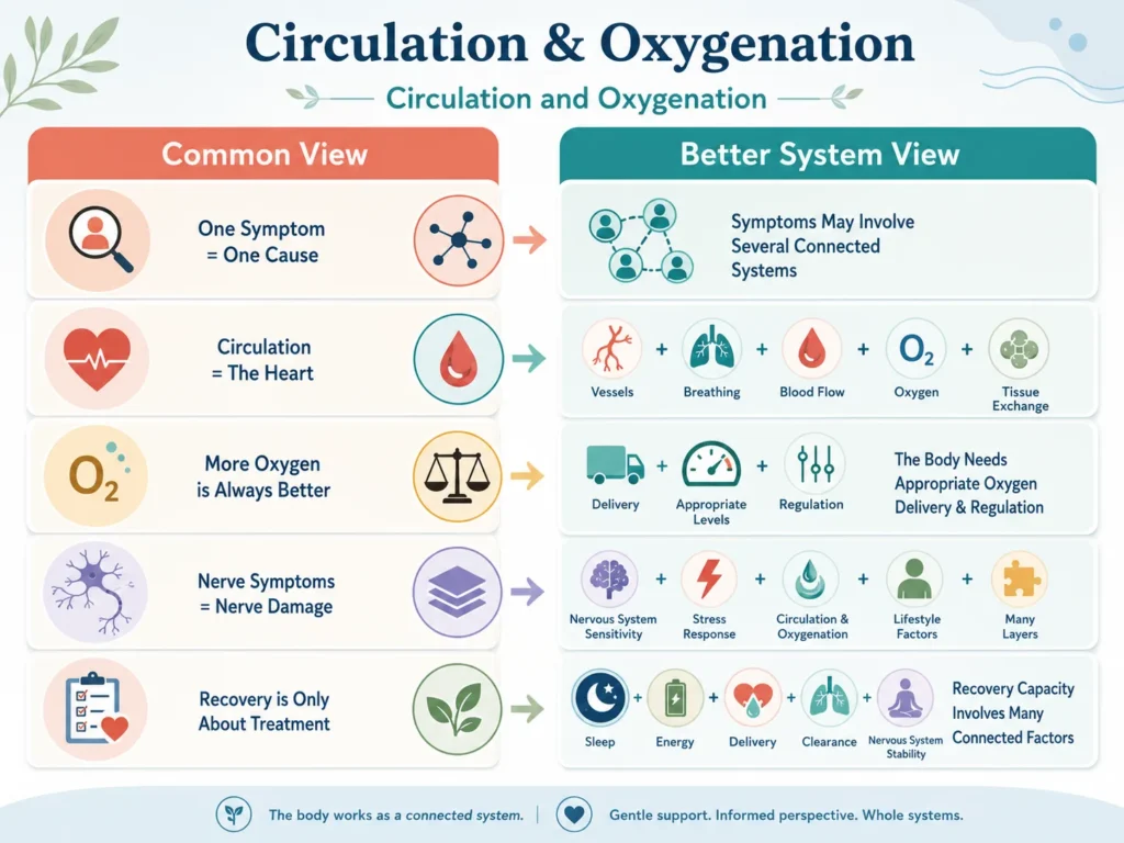 Common Misunderstandings About Circulation and Oxygenation Common misunderstandings about Circulation and Oxygenation compared with a safer system-based educational view.