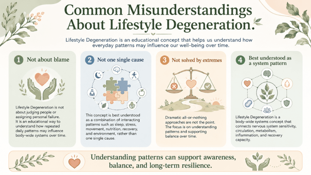 Common misunderstandings about Pain Processing explained in a calm educational infographic.