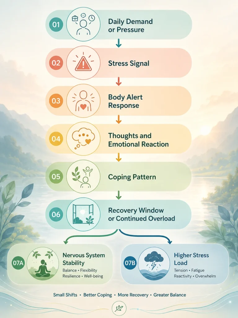 Stress & Coping Visual Flow Stress & Coping visual flow from daily demand to nervous system stability